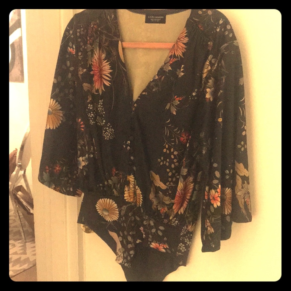Zara Velvet bodysuit
